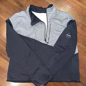 NWOT Girls Columbia Quarter-zip Sweater